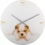 NeXtime orologio 8136 Puppy, Ø43 cm, da parete, bianco/beige