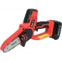 Motosega a batteria YATO YT-828135 — 18V Li-Ion 2Ah, barra 10 cm, 3200 giri/min, velocità catena 4,8 m/s, 26 maglie