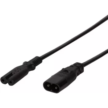 Logilink prolunga cavo di alimentazione, 2 m, nero (CP129)
