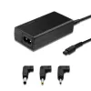 Alimentatore Qoltec 52415 compatibile con Samsung Sony 65 W | 3 connettori | +cavo di alimentazione