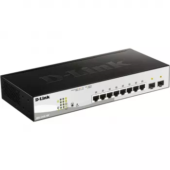 Switch D-Link DGS-1210-10P Managed L2 Gigabit Ethernet (10/100/1000) Power over Ethernet (PoE) 1U nero