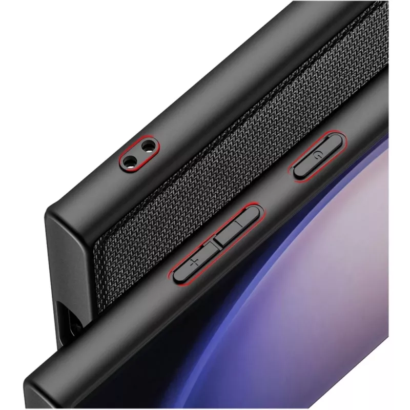 StyleShell NYLO, custodia per cellulare nero, Samsung Galaxy S24 Ultra