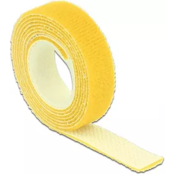 Chiusura a velcro DeLOCK 18733 giallo 1 pezzo