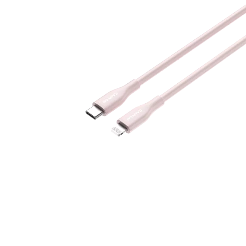 CANYON Cavo CLNM60 C-L 60W MFI 1m silicone rosa