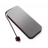 Powerbank per laptop Lenovo Go USB-C (20.000 mAh), litio-ione, nero-grigio, USB Type-A e Type-C