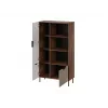 Libreria Cama Meble ALMERA Cama 4, noce/cashmere, 90×42×165 cm