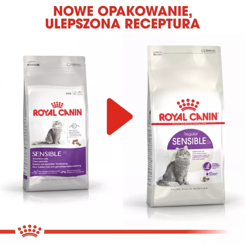 Royal Canin Sensible 33 crocchette per gatti, 2 kg