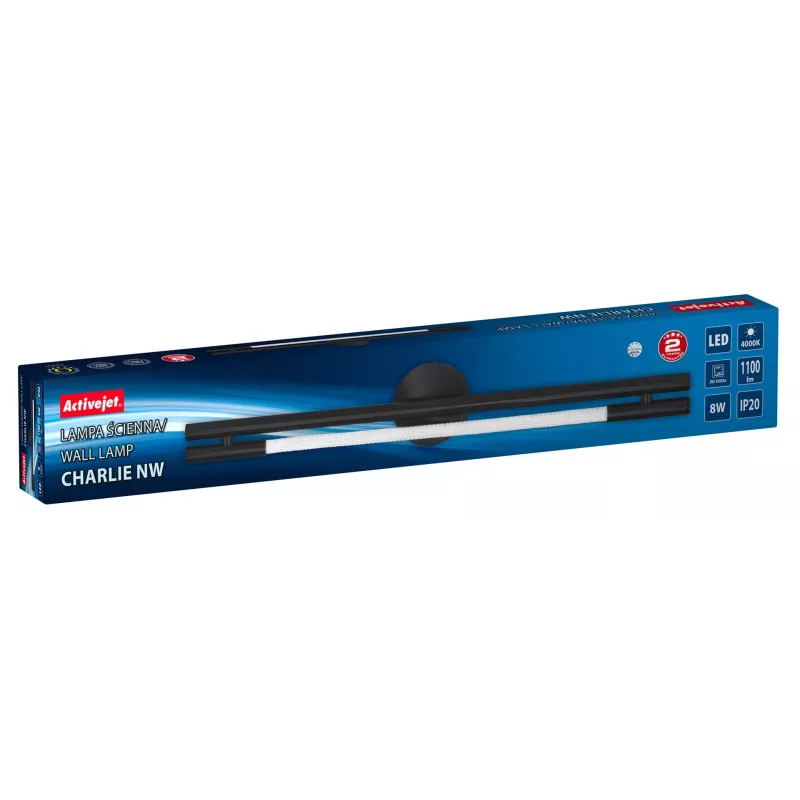 Lampada da parete LED Activejet AJE-CHARLIE NW