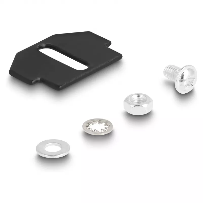 Kit di montaggio DeLOCK 88063 nero metallo