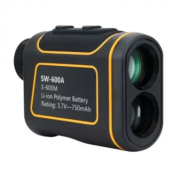 Distanziometro laser SNDWAY SW-600A — portata di misura 600 m, precisione di misura dichiarata