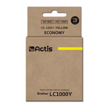 Actis KB-1000Y inchiostro (sostitutivo per Brother LC1000Y/LC970Y; Standard; 36 ml; giallo)