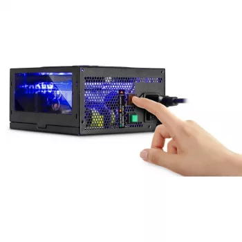 Inter-Tech Argus RGB-600W II alimentatore 20+4 Pin ATX ATX nero