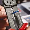 Knipex 97 21 215 B utensile crimpatrice nero, blu, rosso