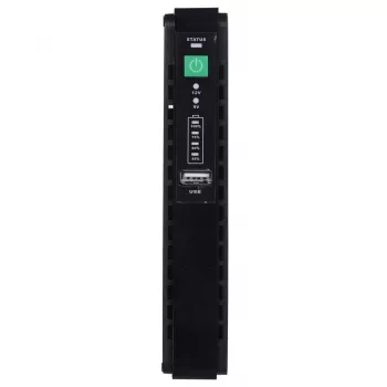 Alimentatore MPL Power RouterUPS-30-PoE 30 W per interni, 100–240 V, nero, 160×105×28 mm
