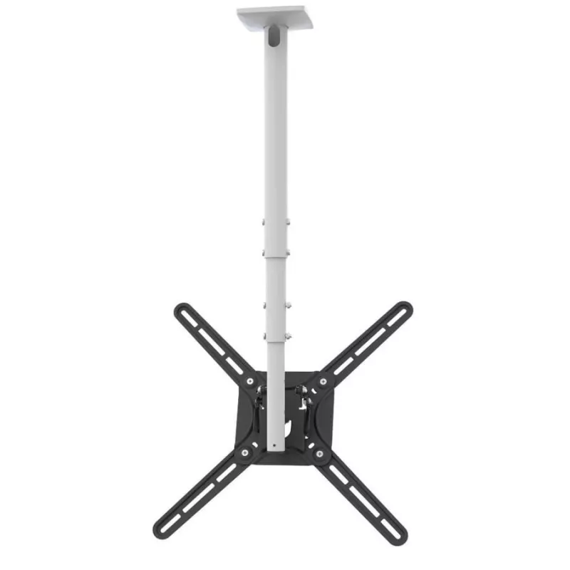 Barkan 3500 supporto da soffitto per TV, completamente orientabile, 13-65", 40 kg, bianco
