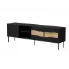 Mobile TV cama meble INSERTO 3D1W 190x40x62 cm nero con LED