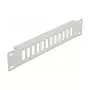 Patch panel fibra ottica DeLOCK 10 pollici 12 porte SC duplex LC quad 1U grigio