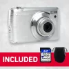 Agfa Photo DC8200 argento + custodia + scheda SD 16 GB