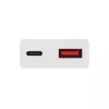 Caricabatterie da parete Akyga AK-CH-27 30W USB-C USB-A PD GaN 5-20V / 1.5-3A bianco
