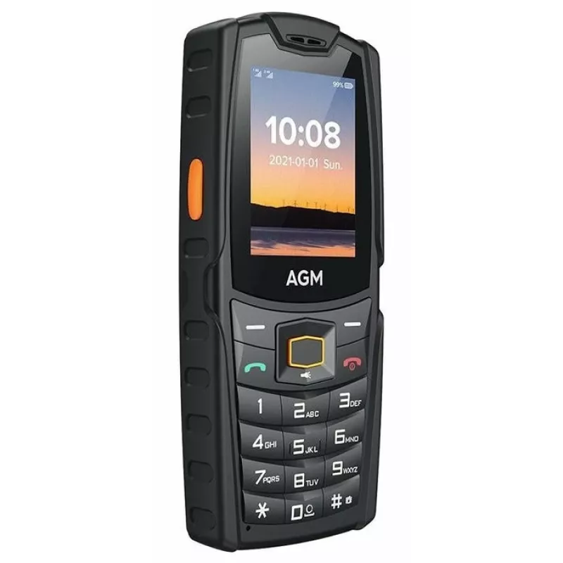 AGM M6 4G telefono rugged outdoor con tasti (formato bar), IP68/IP69K, MIL-STD-810H, senza alimentatore