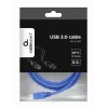 Gembird - cavo USB - USB Type-A (M) a USB Type-B (M) - USB 3.0 - 1,8 m - stampato - blu