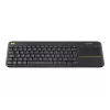 Logitech Wireless Touch Keyboard K400 Plus - tastiera - wireless - 2.4 GHz - svizzera - nero