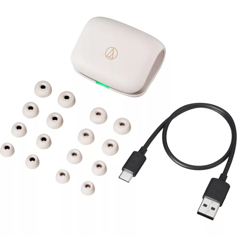 AUDIO-TECHNICA AURICOLARI WIRELESS ATH-TWX7 BIANCO