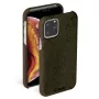 Custodia per cellulare Krusell Birka per Apple iPhone 11 Pro, custodia effetto pelle marrone scuro
