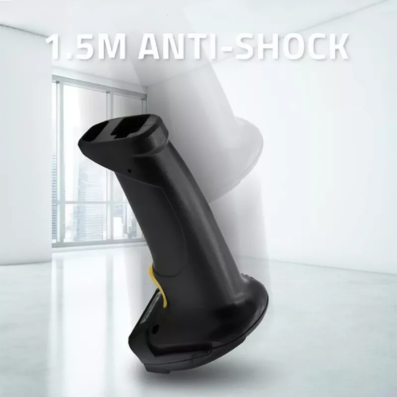 Lettore di codici a barre laser 1D Qoltec | USB | nero