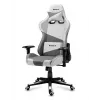 Sedia da gaming Huzaro Force 6.2 a guscio grigio, bianco