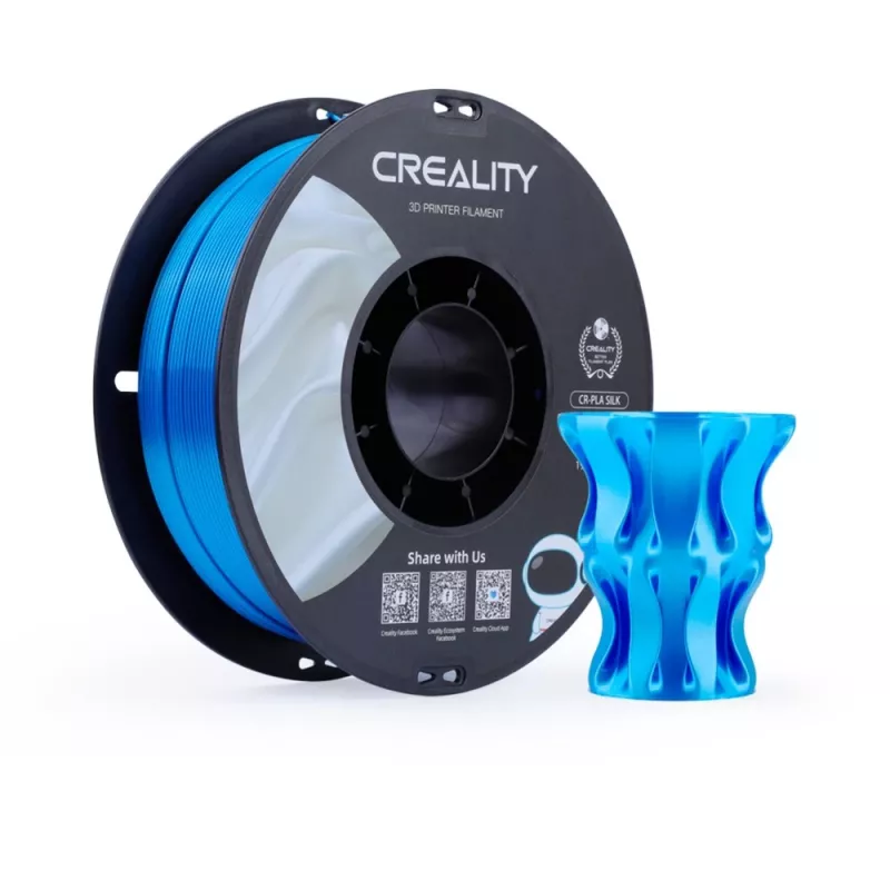 Materiale per stampa 3D Creality 3D 3301120006 blu seta 1 kg 1,75 mm