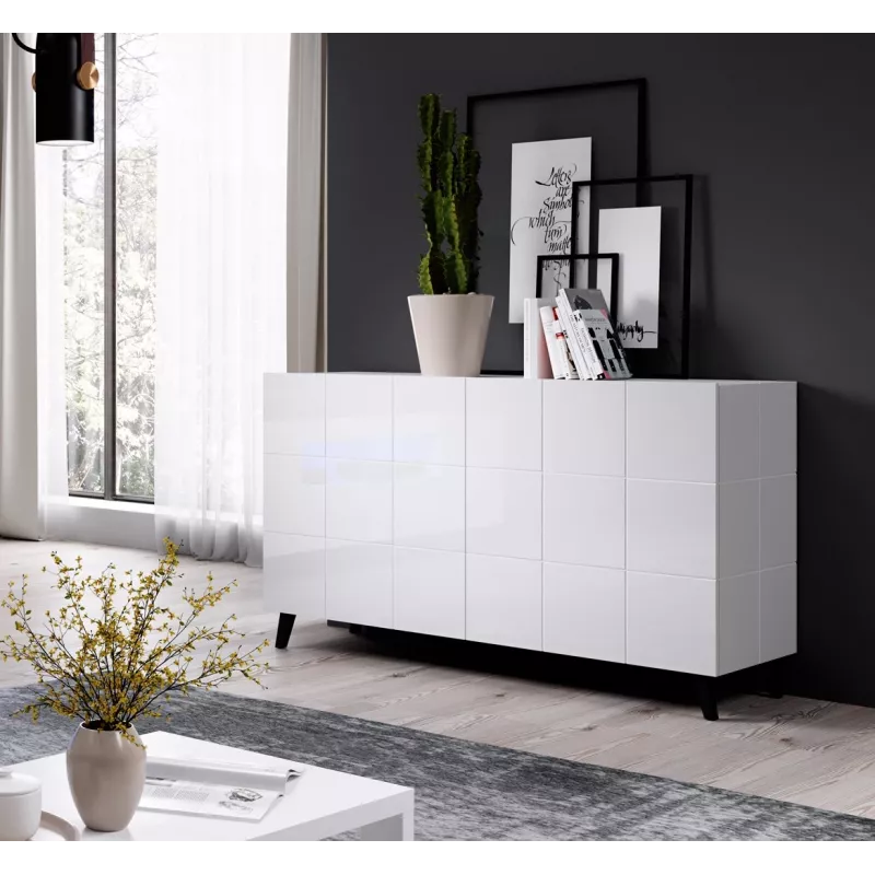 Cama Sideboard 2D REJA bianco lucido/bianco lucido