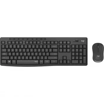 Logitech MK295 Silent – set tastiera e mouse – wireless – 2,4 GHz – grafite – layout ungherese