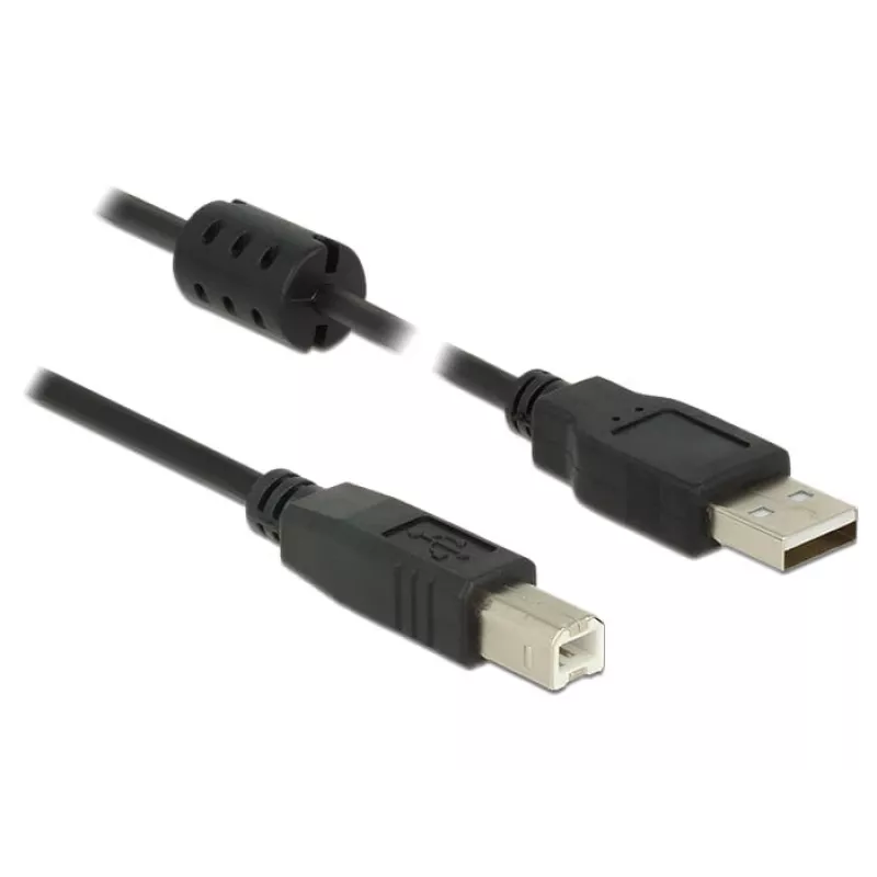Cavo USB DeLOCK 5m USB 2.0-A USB 2.0-B