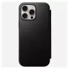Custodia folio per smartphone Nomad NM01675785 per cellulari Apple, per schermi fino a 17,5 cm (6,9 pollici), nero, 3 scomparti per carte, supporto da tavolo