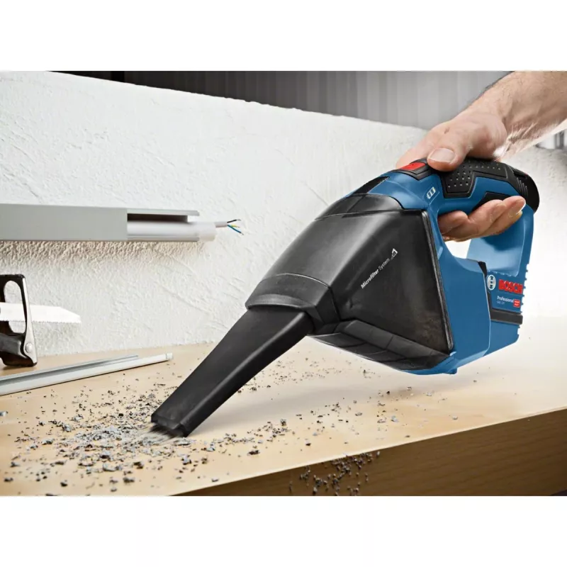 Bosch GAS 10,8 V-LI aspirabriciole blu senza sacchetto