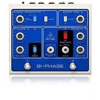 Pedale effetto phaser Behringer DUAL-PHASE 000-E8M00-00010 — effetto dual phaser per chitarra/tastiera