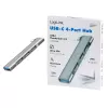 Hub LogiLink USB 3.2 Gen1 4 porte USB-C 1x USB3.0 AF 3x USB2.0 AF UA0437