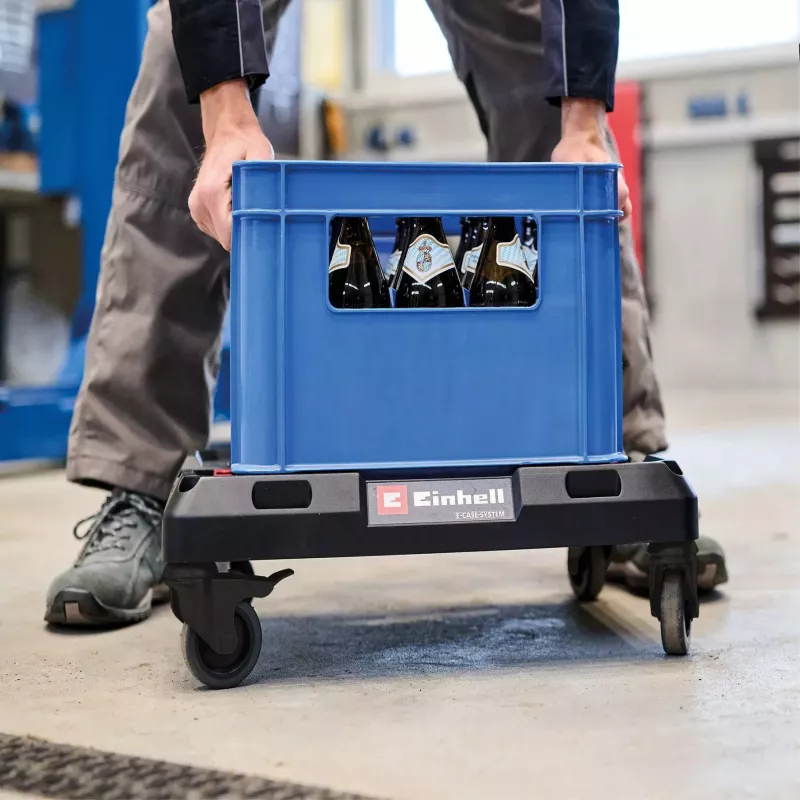 Piattaforma a rulli per valigetta sistema EINHELL E-Case, nero, portata fino a 120 kg
