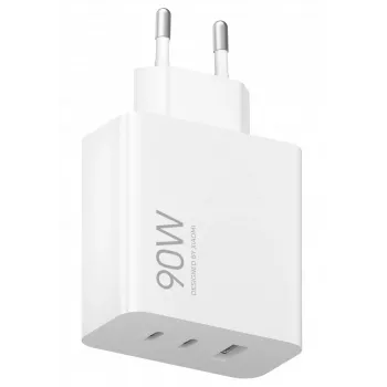 Alimentatore Xiaomi 90W HyperCharge 3-Port EU — caricabatterie USB 90W con tre porte di uscita (spina EU)