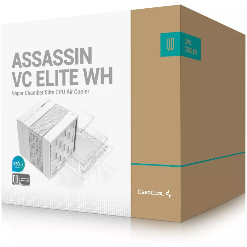 DeepCool Assassin VC Elite WH dissipatore ad aria per processore 120/140 mm bianco 1 pz.