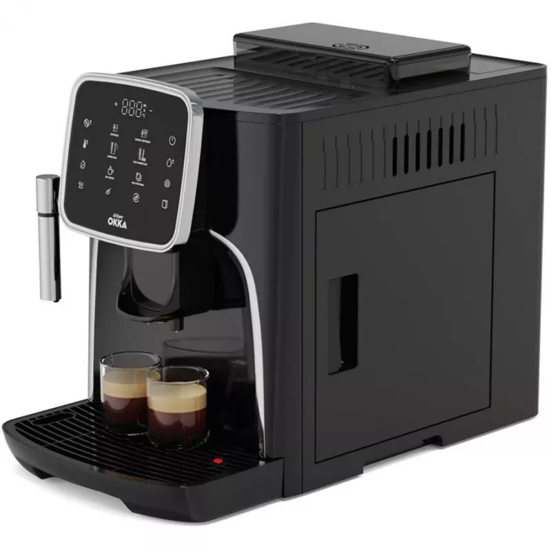 Macchina per caffè espresso automatica Arzum Okka Espresso Pro, nero/cromo, 1450 W