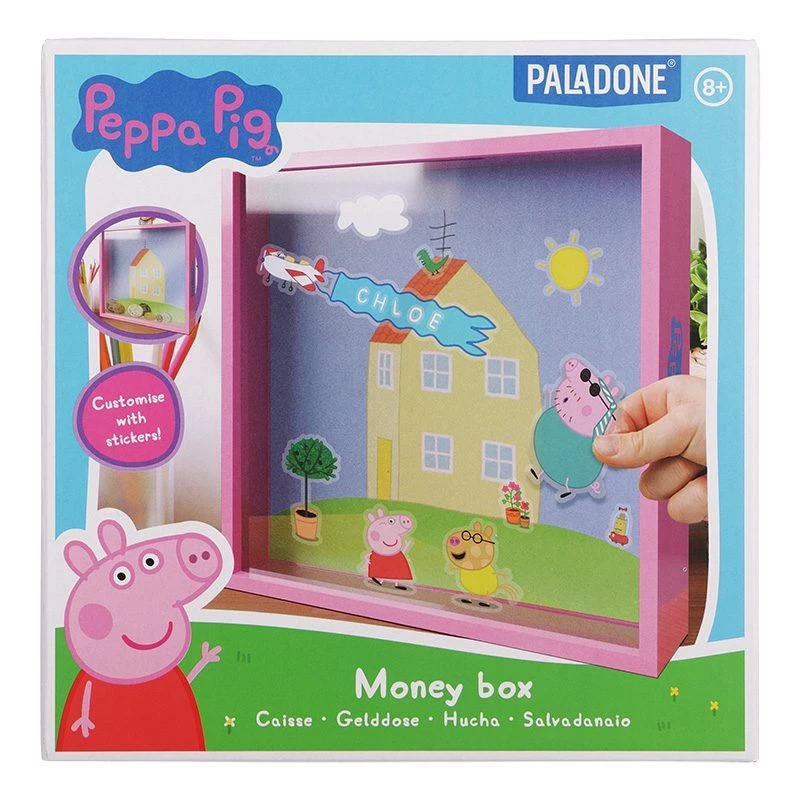 Salvadanaio Paladone Peppa Pig design con cornice PP12785PP – salvadanaio per bambini
