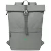 Zaino city Rivacase Gremio grigio poliestere rPET 280x135x430mm