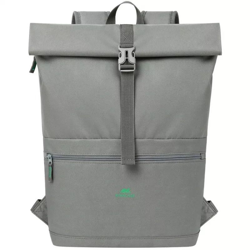 Zaino city Rivacase Gremio grigio poliestere rPET 280x135x430mm