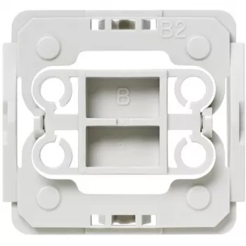 Set adattatori di installazione Homematic EQ3-ADA-B2 per serie interruttori Berker B2, 20 pz.