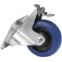 Rotella da trasporto Roadinger RD-100B 100 mm blu con freno