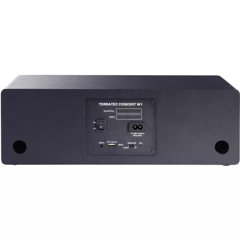 Diffusore portatile stereo Terratec Concert W1 nero