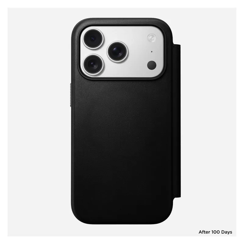 Custodia per cellulare in pelle Nomad Modern Leather Folio Cover per iPhone 17 Pro, 16 cm (6,3