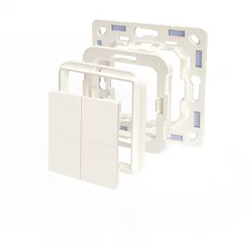 Interruttore Shelly BLU Wall Switch 4 Shelly BLU Wall Switch 4 interruttore luce plastica avorio